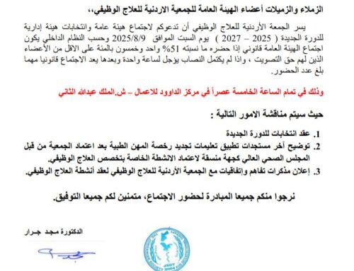 الترشح في انتخابات الهيئة العامة  والانابة لحضور اجتماع هيئة عامة